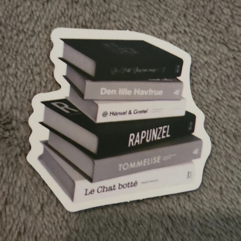 Black and White Stickers Set